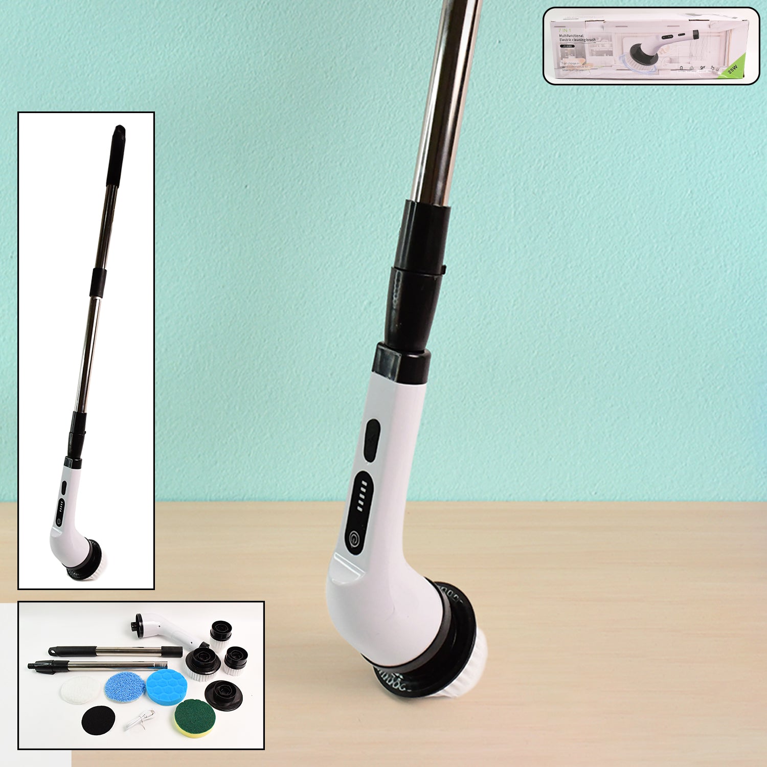 Clean Pro 7-in-1 Spin Scrubber Kit