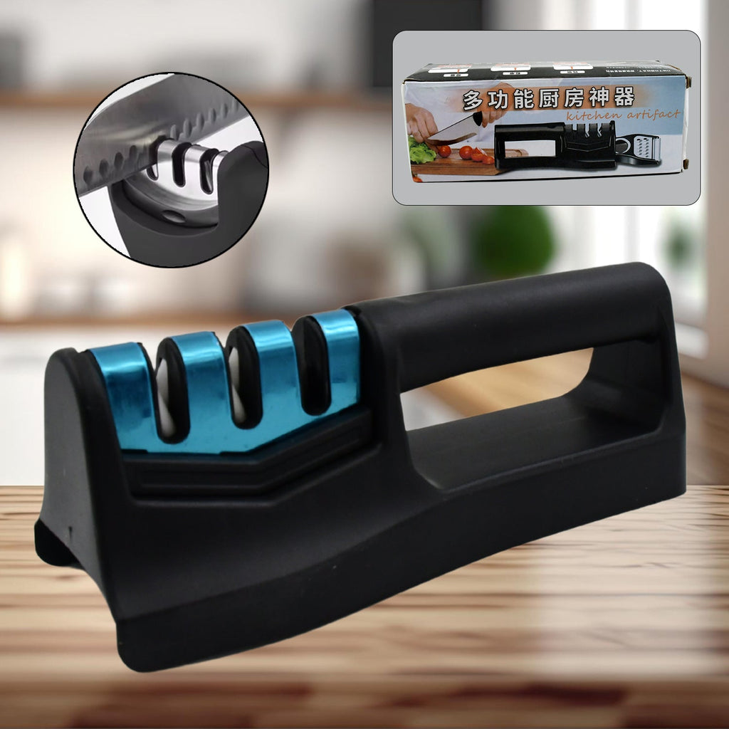 Handheld Kitchen Knife Sharpener for Chefs & Serrated Knives (1 Pc, Chopper Not Included)