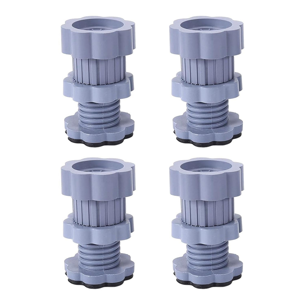Adjustable Anti-Vibration Washing Machine Support Stand – Non-Slip PVC Lifting Stand (4 Pc Set)