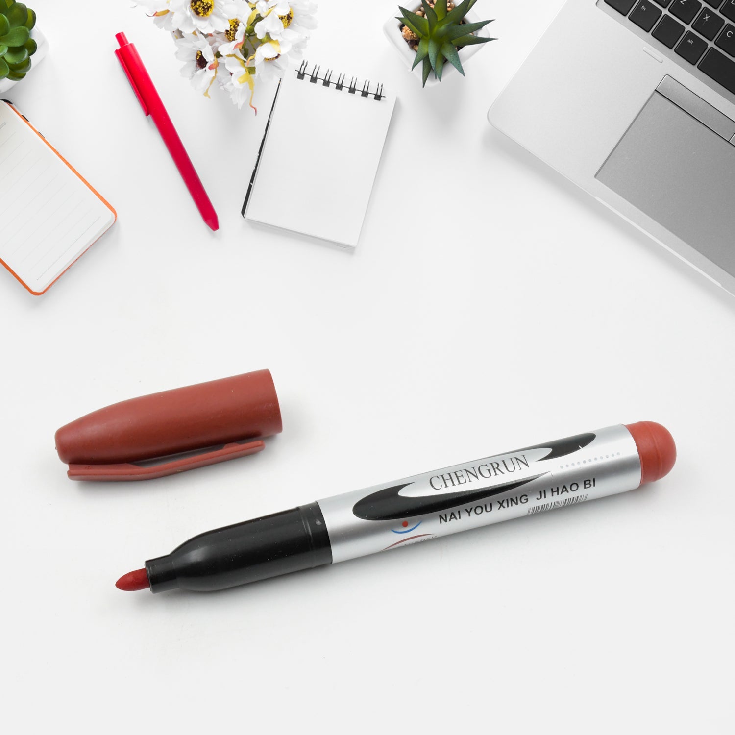 10Pc Marron Marker Permanent (10 Pc Set)