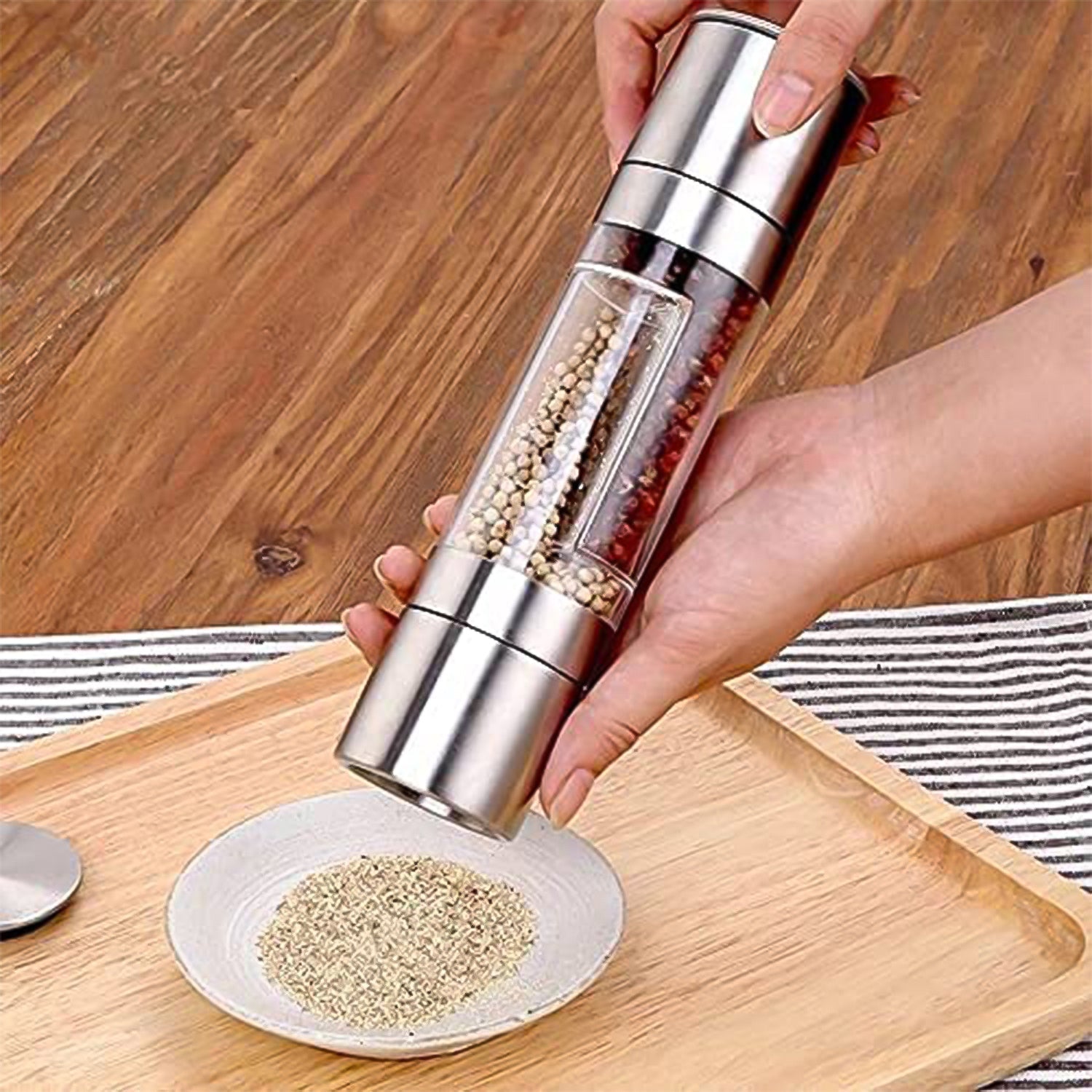 2-in-1 Manual Spice Grinder