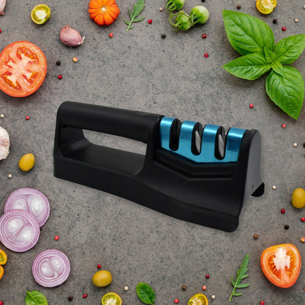 Handheld Kitchen Knife Sharpener for Chefs & Serrated Knives (1 Pc, Chopper Not Included)