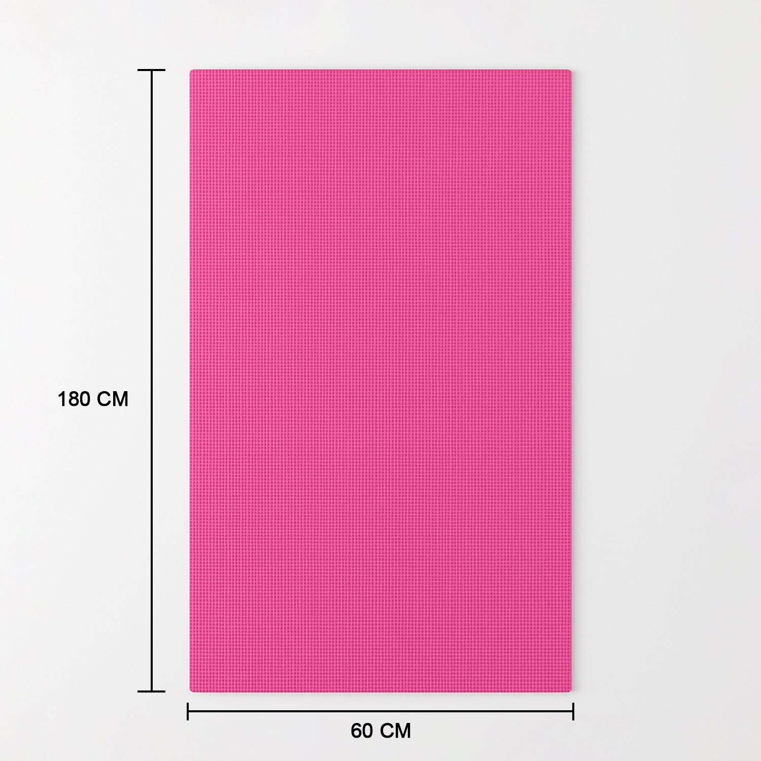 Yoga Mat Eco-Friendly For Fitness Exercise Workout Gym with Non-Slip (180x60xcm) Color may very