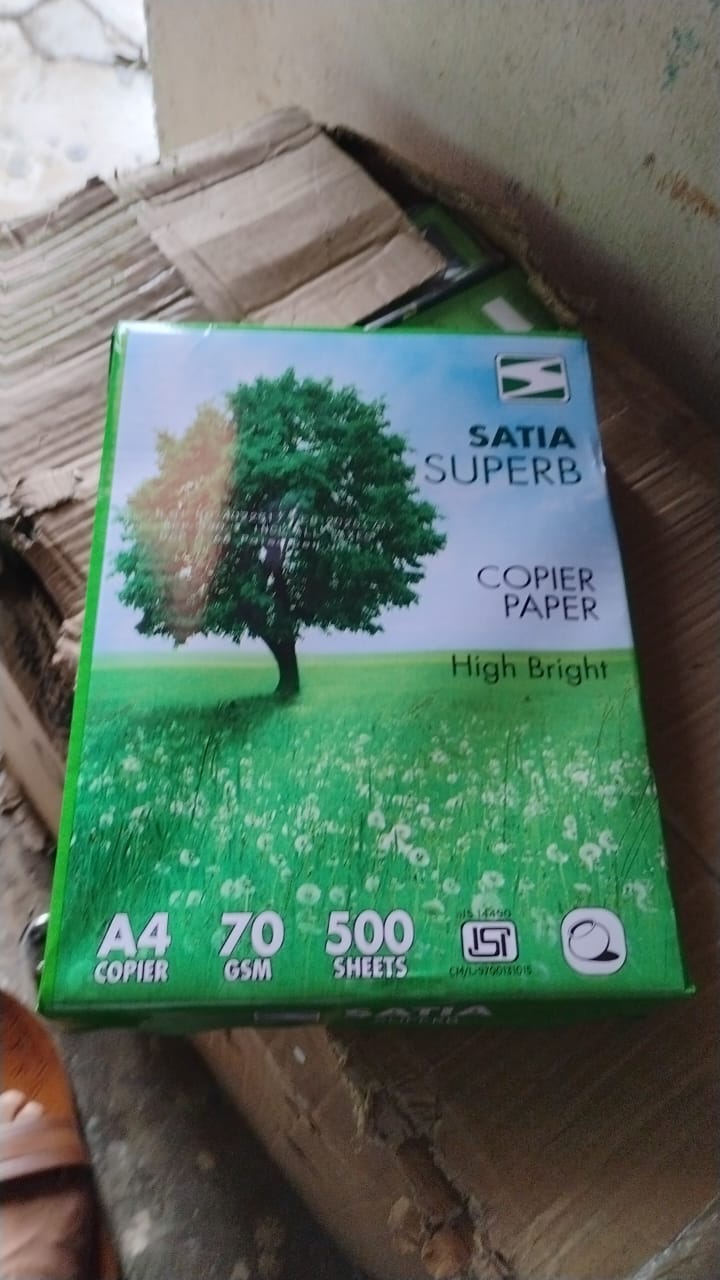 A4 Size High Bright Copier Paper – 70 GSM – Pack of 500 Sheets