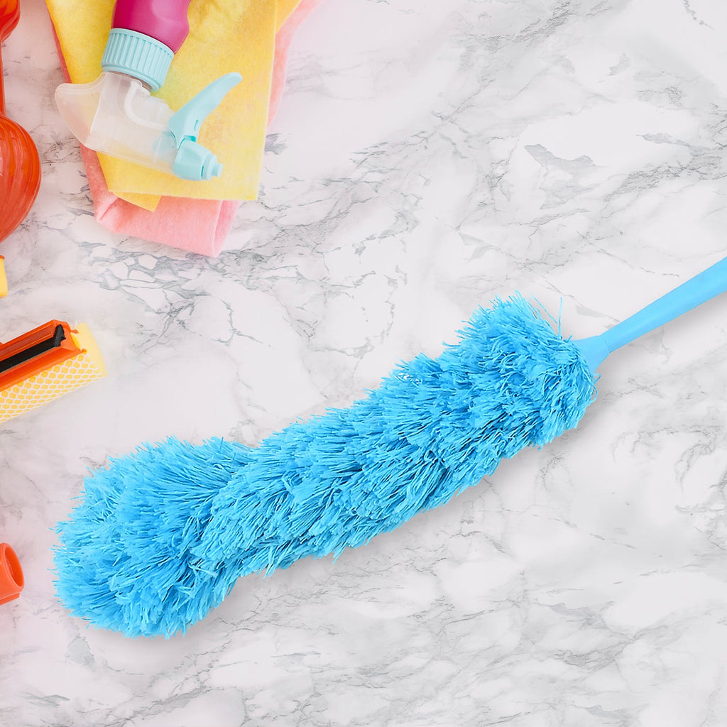 Adjustable Long Handle Microfiber Dust Brush – Foldable Ceiling & Appliance Cleaner