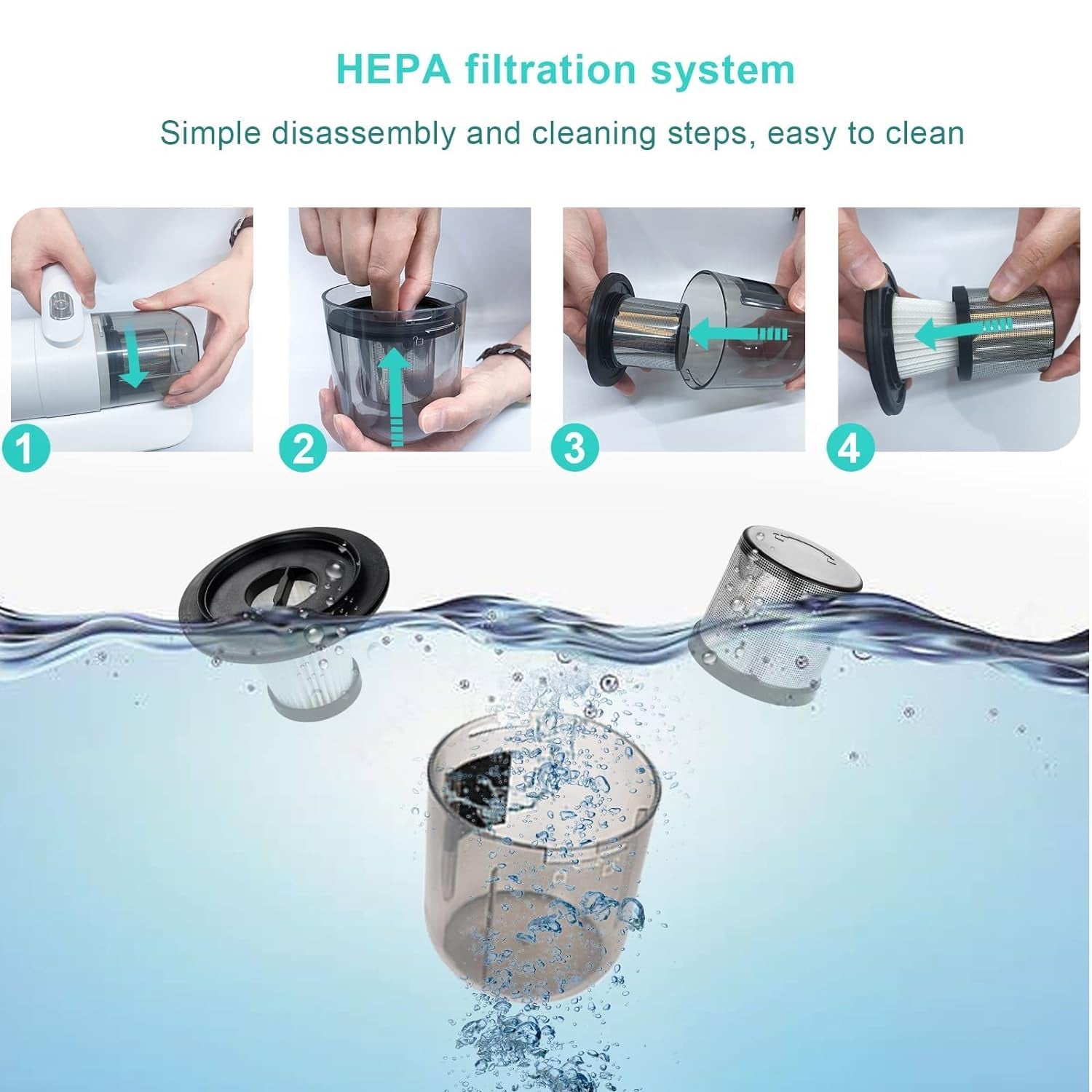 Powerful Suction Portable Handheld Vacuum Cleaner