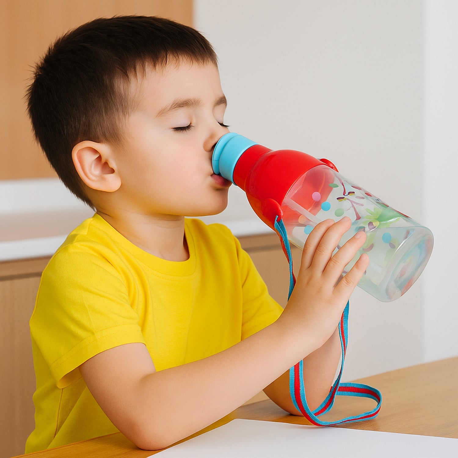 900ml Insulated Water Bottle with Dori & Straw: Leakproof, BPA-Free, Sports Bottle