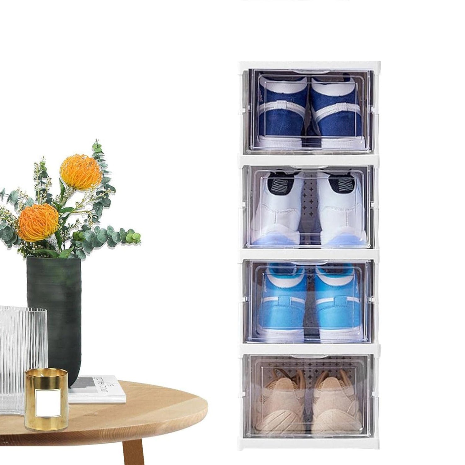 4-Layer Stackable Storage Organizer