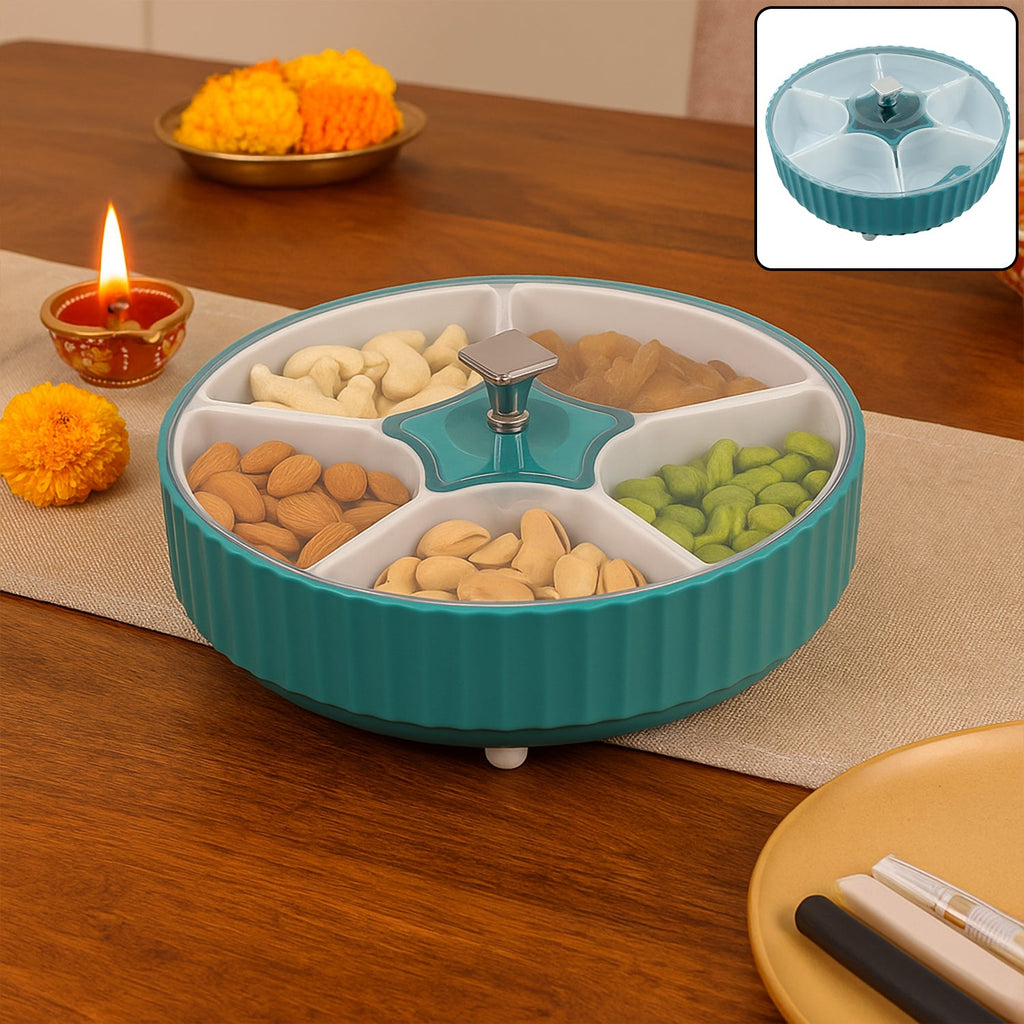 Dry Fruit & Snack Organizer (7 Compartments, Airtight)