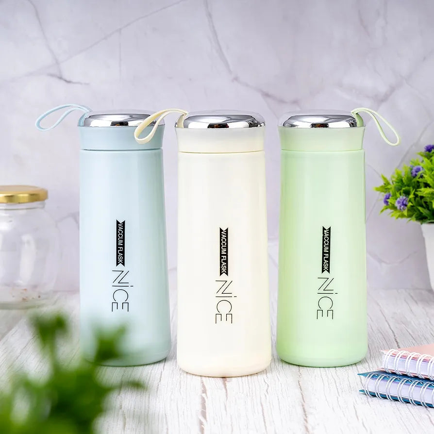 SWELTOLITE® Premium Glass & Plastic Water Bottle – 400ml Leak-Proof Flask for Tea, Coffee, and Water, Portable & Stylish Travel for Hot & Cold Beverages – Durable & Eco-Friendly